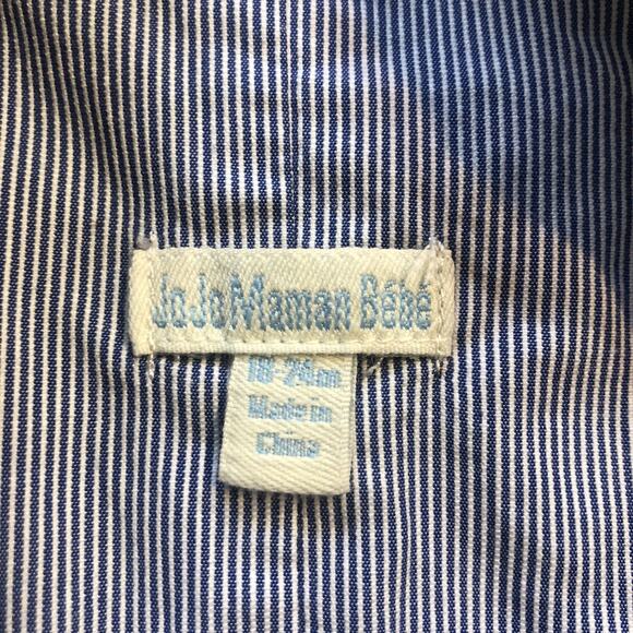 JoJo Maman Bebe Sailboat Overalls, Size 18-24 Months - Picture 3 of 8